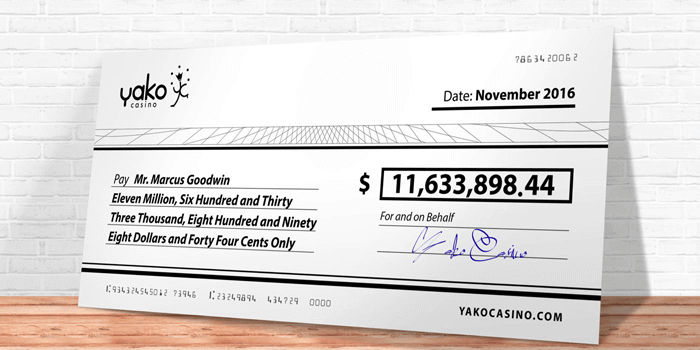 casino cheque