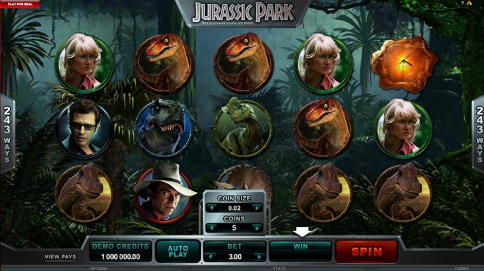 jurassic park slot