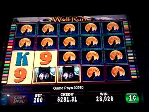 wolf run slot jackpot winning