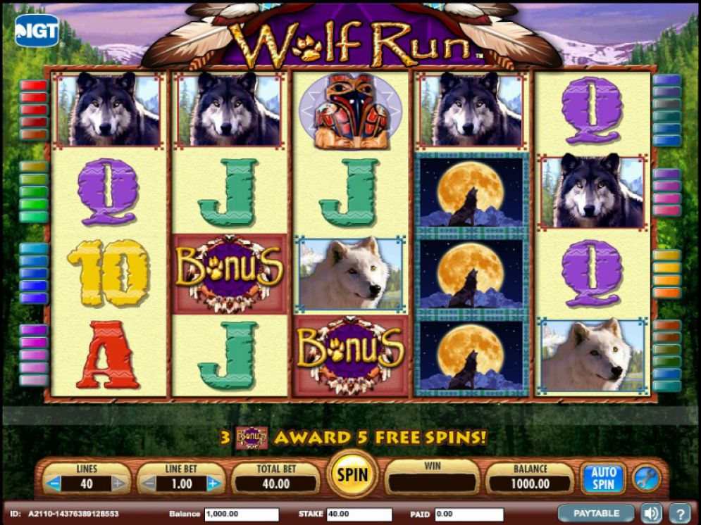 wolf run slot review