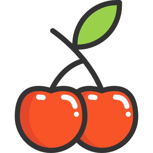 cherry slot symbol icon