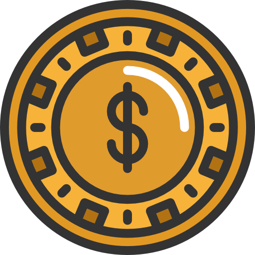 dollar coin icon