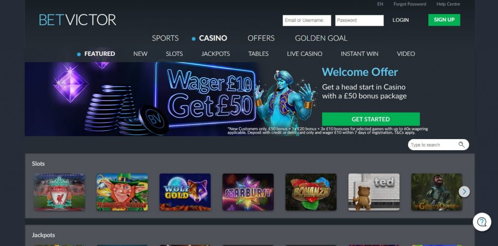 Betvictor casino review