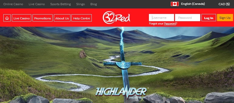 32Red Online Casino