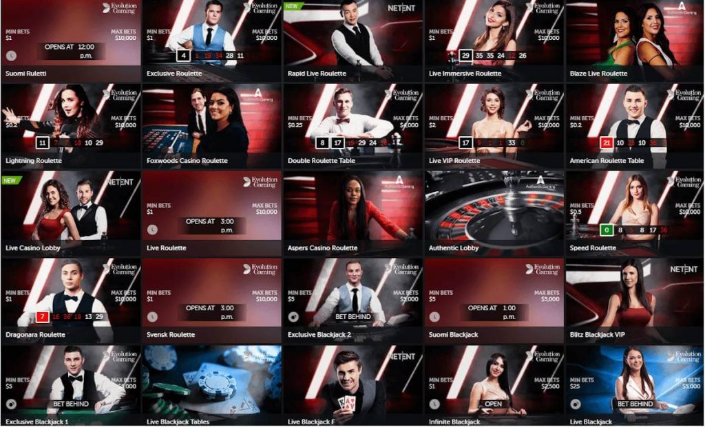 Betsafe Live Casino