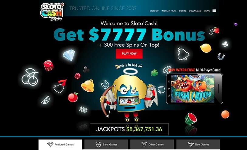 slotocash casino welocme bonus