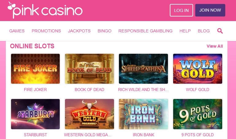 Pink Casino Games