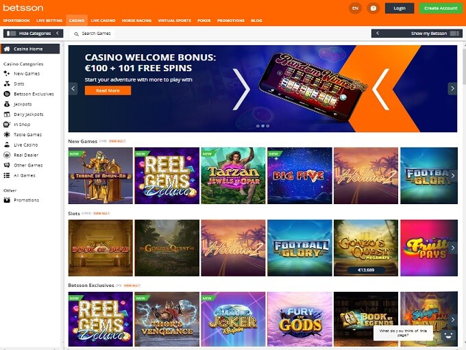 Betsson Online Casino