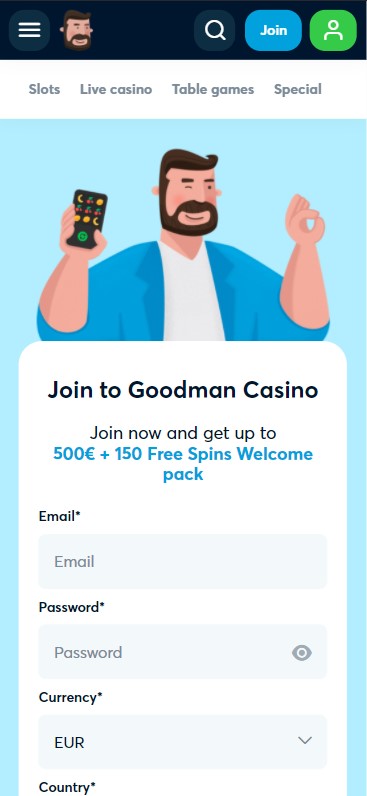 Goodman Casino Mobile