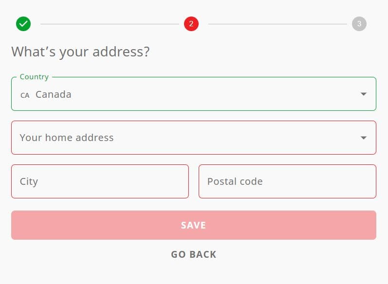 Royal Panda Registration Step 4