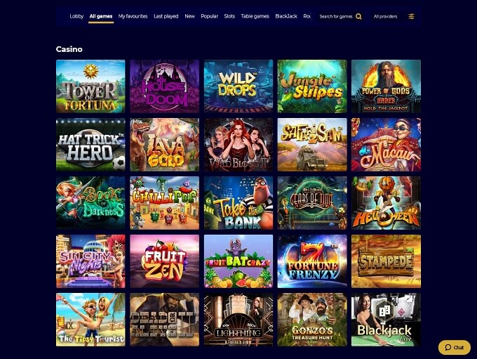 Club Riches Casino games