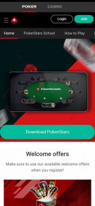 pokerstars mobile