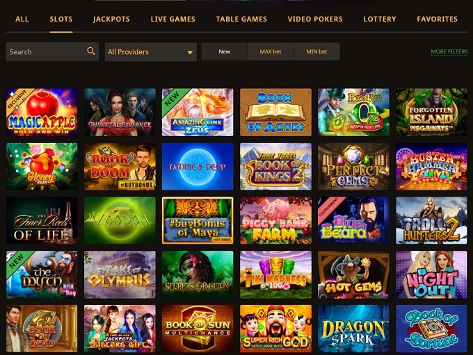 Play Fortuna Casino games