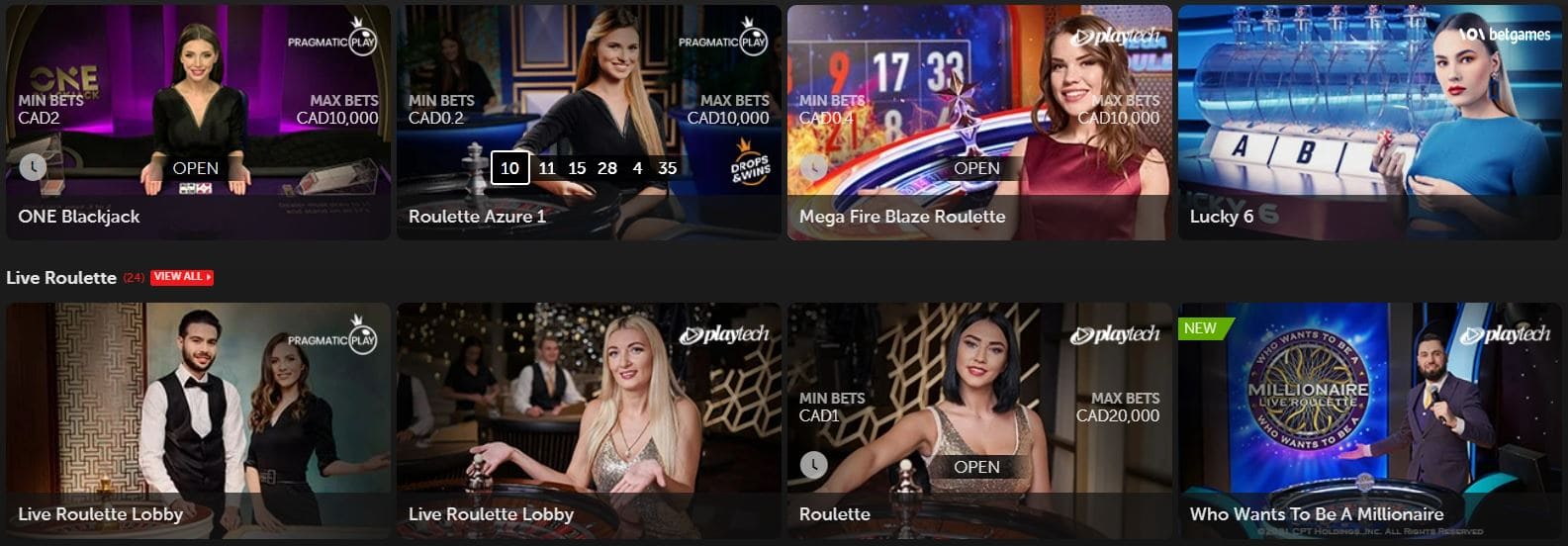 Betsafe croupier en direct