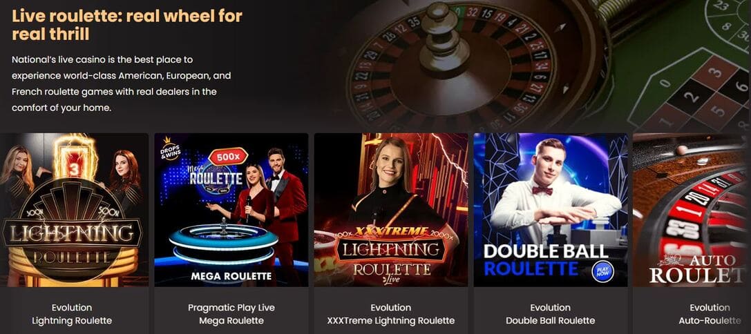 National Casino Live Dealer