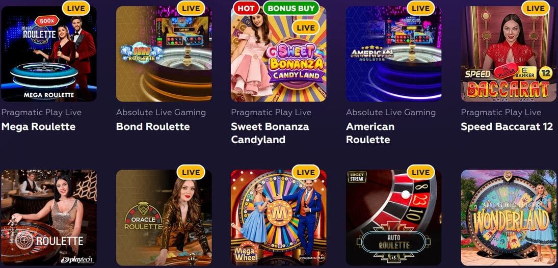 Playfina Casino Live Dealer