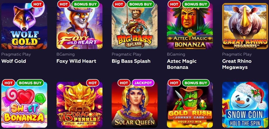 Playfina Casino SLots