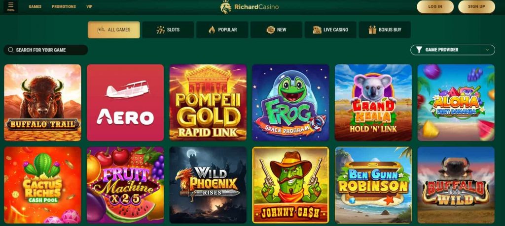 Richard casino games