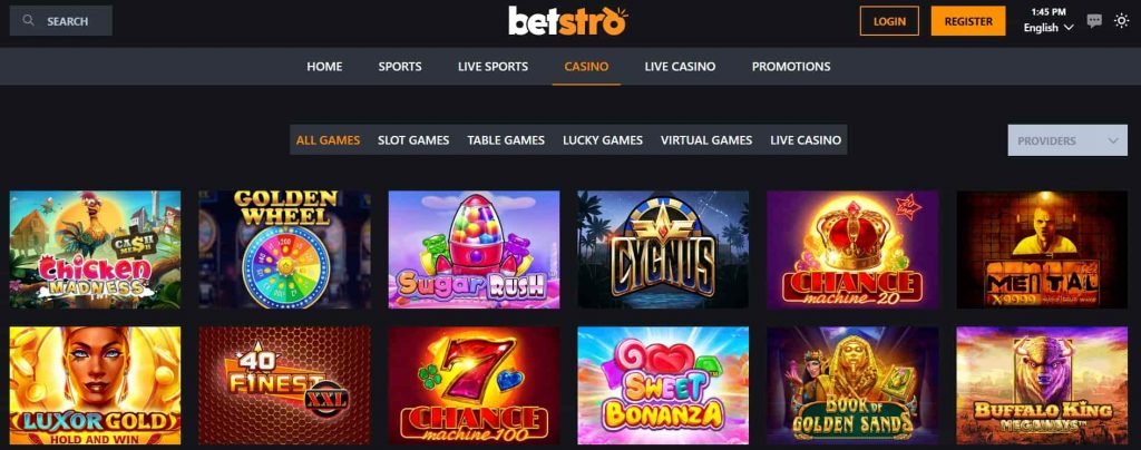 Betstro games