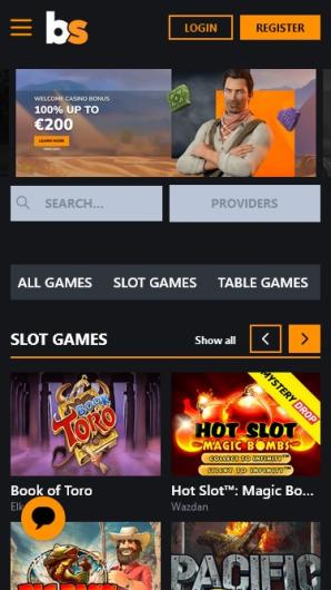 Betstro Casino Mobile