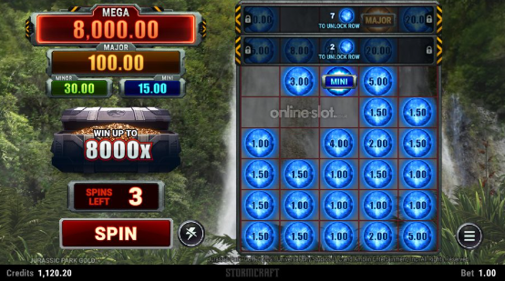 jurassic park gold slot link and win feature