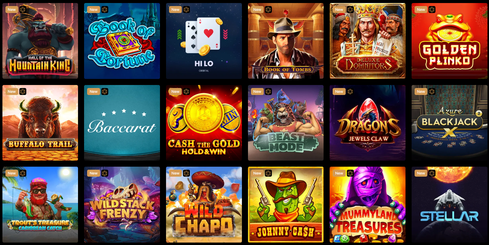 Images of the Kingdom Casino games