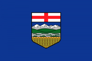 Alberta province flag