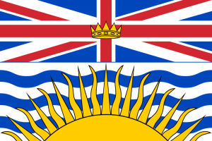 British Columbia province flag