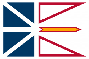 Newfoundland and Labrador province flag