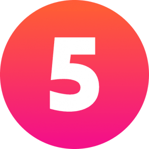 Number five icon image