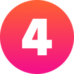 Number four icon image