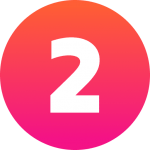 Number two icon image