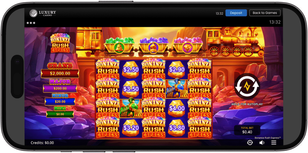 Luxury Casino on mobile screenshot