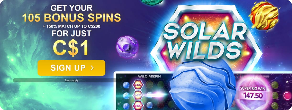 Lucky Nugget 105 free spins special bonus