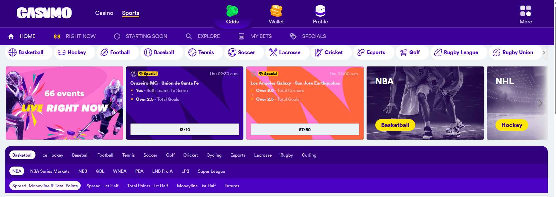 casumo casino sport