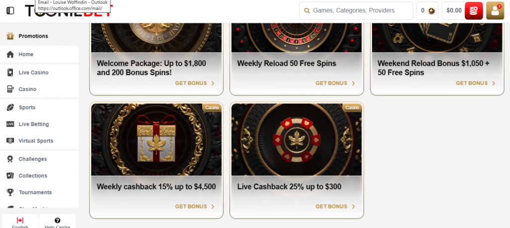 ToonieBet Promotions