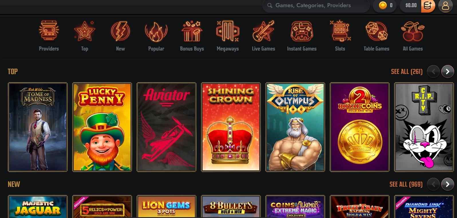 gransino games