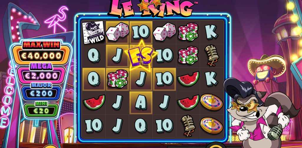 le king golden squares