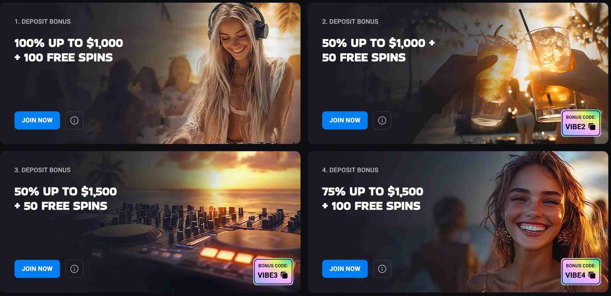 luckyvibe welcome bonus