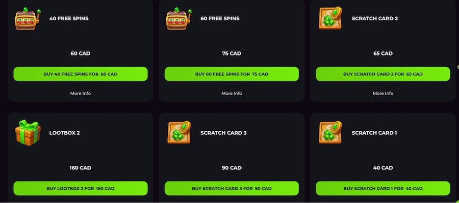 bonus shop drakaris casino