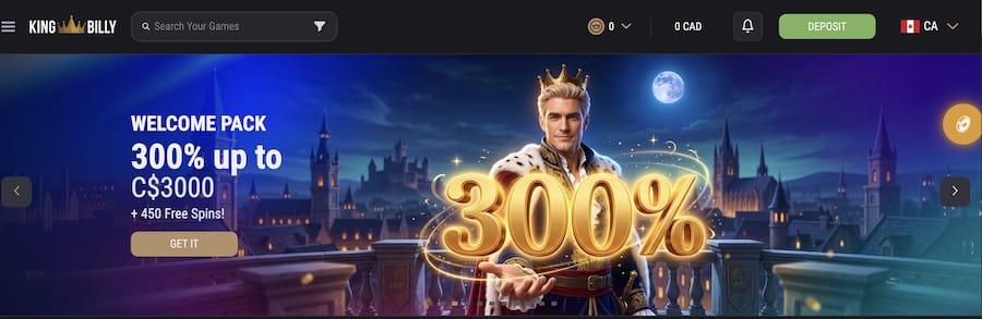 king billy casino canada
