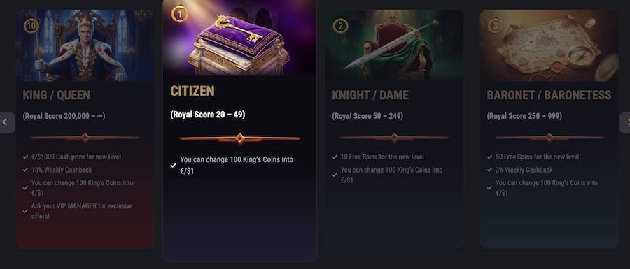 king billy casino vip