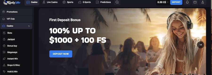 lucky vibe casino canada