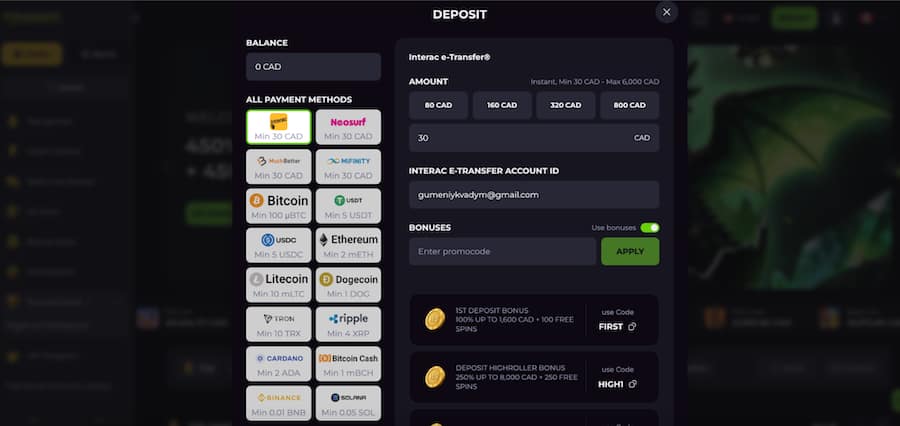 payments drakaris casino
