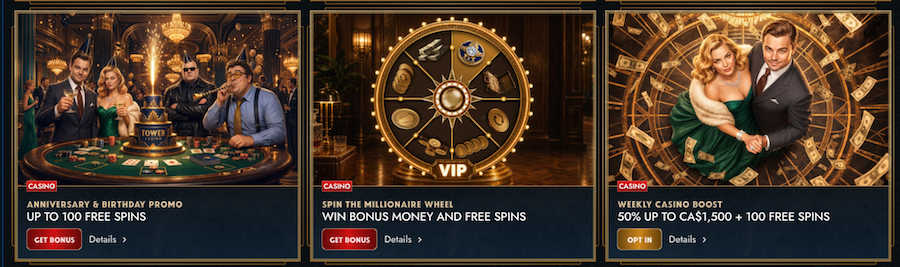tower casino bonuses